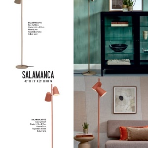 Lampadar, Lampa de podea cu doua spoturi directionabile Salamanca negru 200795 universul-luminii.ro