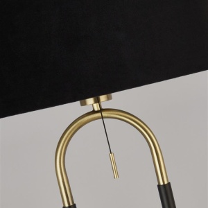 Lampadar, Lampa de podea decorativa design elegant Jazz negru 112705 universul-luminii.ro