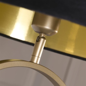 Lampadar/Lampa de podea decorativa Modish bronz/negru - Img 4
