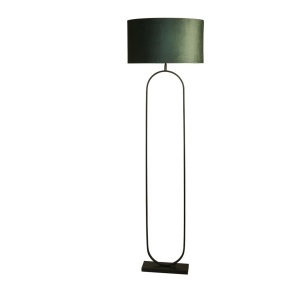 Lampadar/Lampa de podea decorativa Modish negru/verde - Img 3