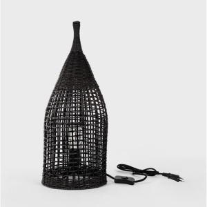 Lampadar/Lampa de podea decorativa ratan natural, NAOS H 54,5cm 167625 universul-luminii.ro