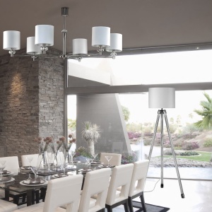 Lampadar, Lampa de podea deosebita design LUX HOOPS 03-FL 191545 universul-luminii.ro