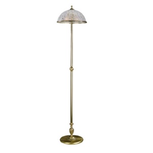 Lampadar, Lampa de podea design clasic din alama si sticla 6202 102245 universul-luminii.ro