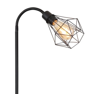 Lampadar, lampa de podea design modern Isabella negru mat 134445 universul-luminii.ro