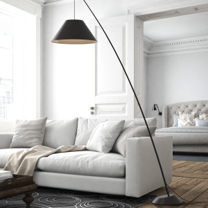 Lampadar / Lampa de podea design modern Junco negru SV-425131 75475 universul-luminii.ro