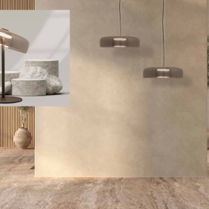 Lampadar, Lampa de podea design modern LED DECO negru/ fumuriu 151955 universul-luminii.ro