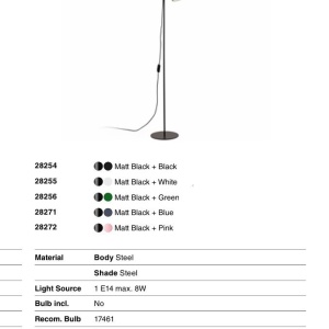 Lampadar, Lampa de podea design modern Studio verde 239105 universul-luminii.ro