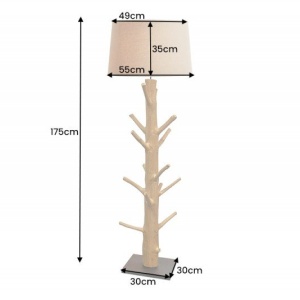 Lampadar, Lampa de podea design unicat Tree Nature 175cm 155765 universul-luminii.ro