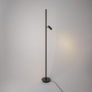 Lampadar, Lampa de podea LED cu Spot Directionabil, Thin negru 168385 universul-luminii.ro