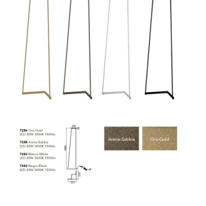 Lampadar/Lampa de podea LED design modern MINIMAL 20W arena 132935 universul-luminii.ro