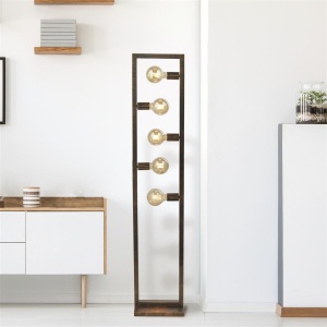Lampadar, Lampa de podea rustica cu 5 surse de lumina Oblong 111205 universul-luminii.ro
