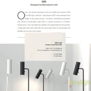 Lampadar / Lampa de podea stil nordic MIB alb 71704001 DFTP - Img 3
