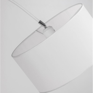 Lampadar / Lampa de podea tip arc SAMA alb NVL-9401653 - Img 5