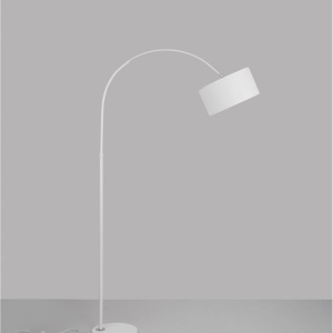 Lampadar / Lampa de podea tip arc SAMA alb NVL-9401653 - Img 2