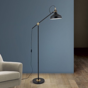 Lampadar/Lampa din metal reglabila stil vintage SCHILLER negru/patina 157195 universul-luminii.ro
