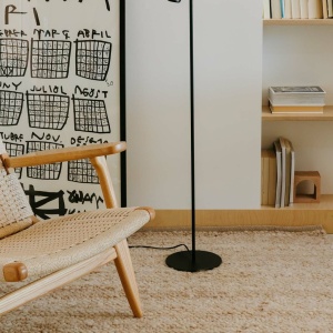 Lampadar LED de podea stil minimalist LEO negru - Img 3