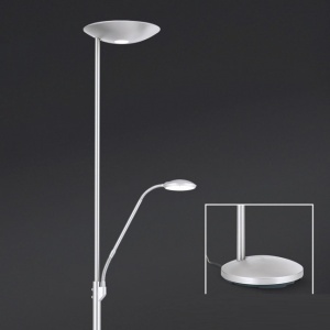 Lampadar LED dimabil stil modern Cobra satin chrome - Img 1