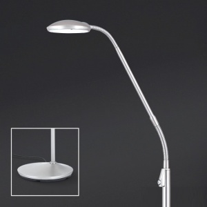Lampadar LED dimabil stil modern Cobra satin chrome - Img 3