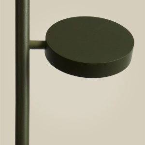 Lampadar LED din lemn de frasin verde Okinawa - Img 2