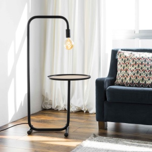 Lampadar minimalist design multifunctional GUEST Black 01046 80645 universul-luminii.ro