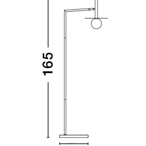 Lampadar modern design minimalist PIELO 173645 universul-luminii.ro
