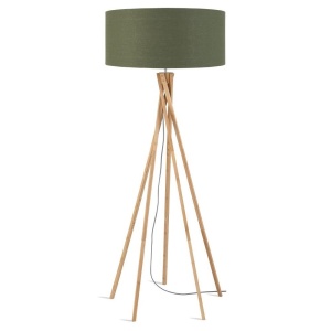 Lampadar realizat din materiale naturale, durabile si ecologice, KILIMANJARO/F verde