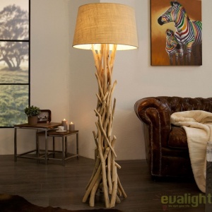 Lamparar deosebit / Lampa de podea cu design rustic Cara A-30208 VC - Img 1