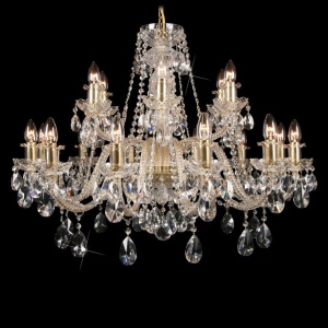 Lustra 18 brate cristal Bohemia L11 009/18/1-A - Img 1