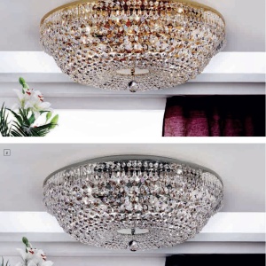 Lustra aplicata cristal Schöler design de lux Sheraton 65cm, 24K gold plated 96325 universul-luminii.ro