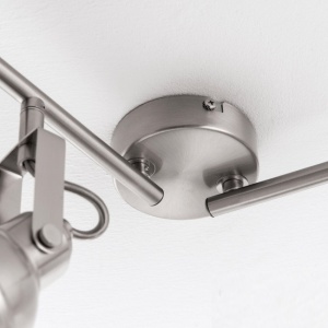Lustra aplicata cu 4 spoturi directionabile Stage crom satin - Img 4