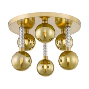 Lustra aplicata cu 6 surse de lumina design modern Mida - Img 1