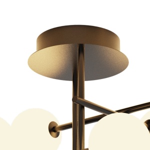 Lustra aplicata design Art Deco cu 7 surse de lumina CELLAR 130655 universul-luminii.ro