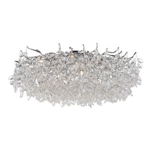Lustra aplicata design magnific, crom, diametru 80cm, RICICLE - Img 7