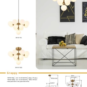 Lustra aplicata design modern GRAPPY 13L - Img 5
