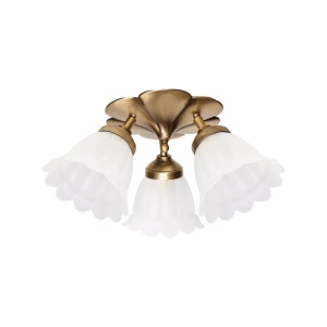 Lustra aplicata din alama design italian Glass Bell 3L