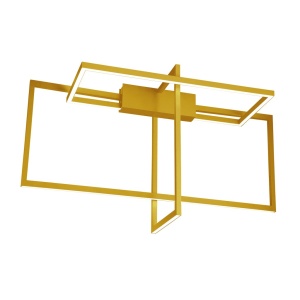 Lustra aplicata LED design modern geometric Erick auriu - Img 1