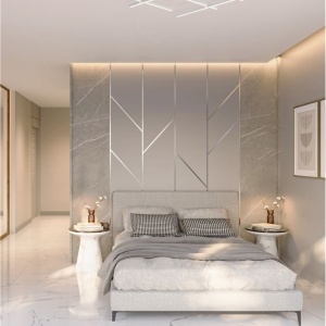Lustra aplicata LED moderna design geometric PACE - Img 7
