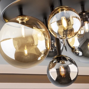 Lustra aplicata / Plafoniera design modern Dark 5L 109975 universul-luminii.ro