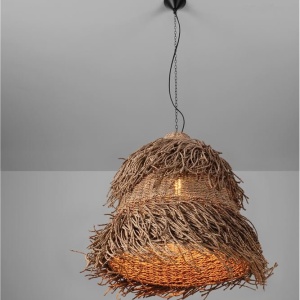 Lustra boho style design natural Hay - Img 4