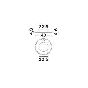 Lustra circulara aluminiu bronze LED CCT SIENA 40cm, 3, universul-luminii.ro