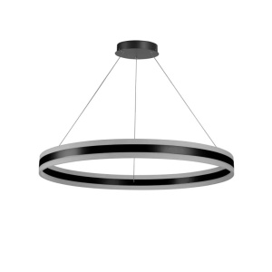 Lustra circulara LED Ada 100cm, Black