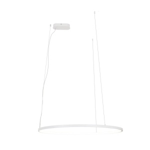 Lustra circulara LED IP44 diametru 80cm Visual alb - Img 2