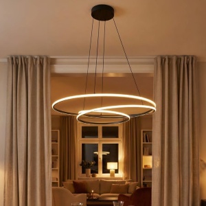 Lustra circulara suspendata LED ZEPHYRA