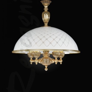 Lustra clasica alama/sticla realizat manual 7102 204535 universul-luminii.ro