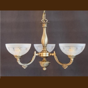 Lustra clasica suspendata cu 3 brate design italian 9971