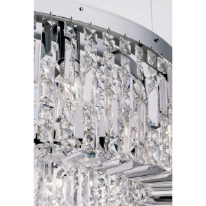 Lustra cristal Asfour design modern de lux Ring 110cm chrome plated 198515 universul-luminii.ro
