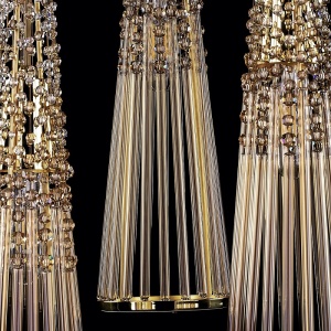 Lustra cristal Bohemia, Pendul deosebit design LUX AMADEUS 01-CH - Img 5