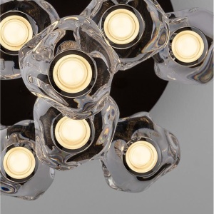 Lustra cu 10 pendule LED design modern IFOS - Img 2