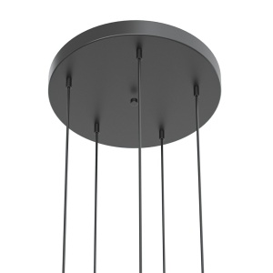 Lustra cu 10 pendule pentru tavane inalte, hol, casa scarii Ero X auriu 40 - Img 4