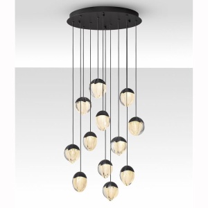 Lustra cu 12 pendule LED ALICIA 630445 universul-luminii.ro